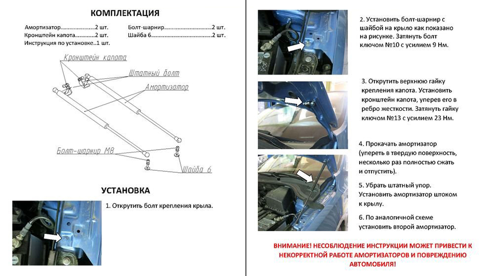 Шарнир газового упора м8